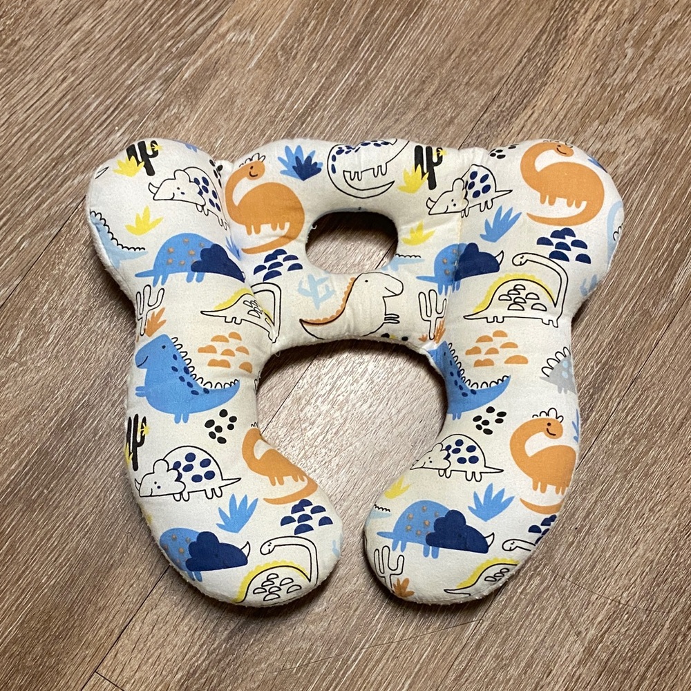 Dinosaur Print Baby Pillow neck